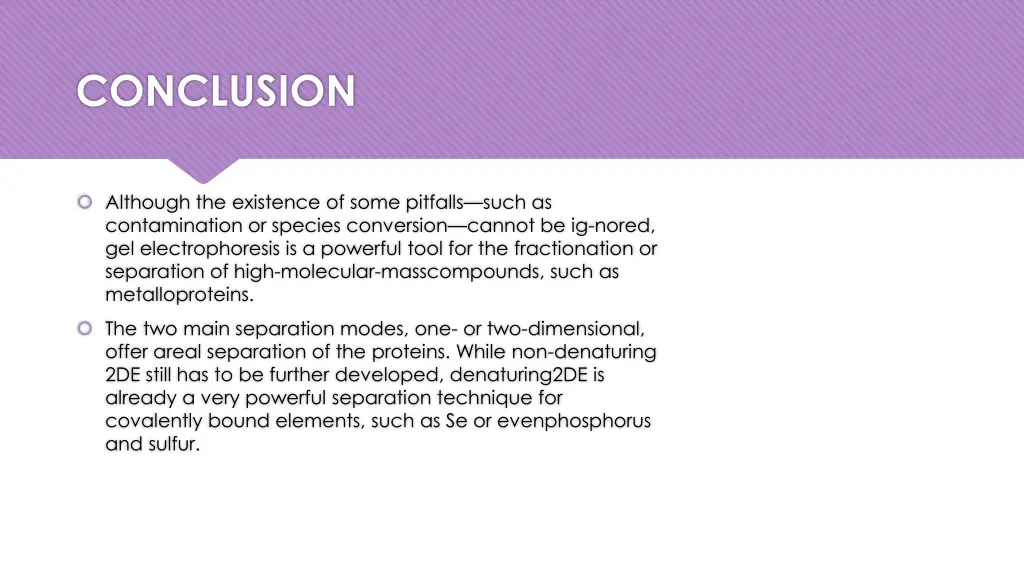 conclusion