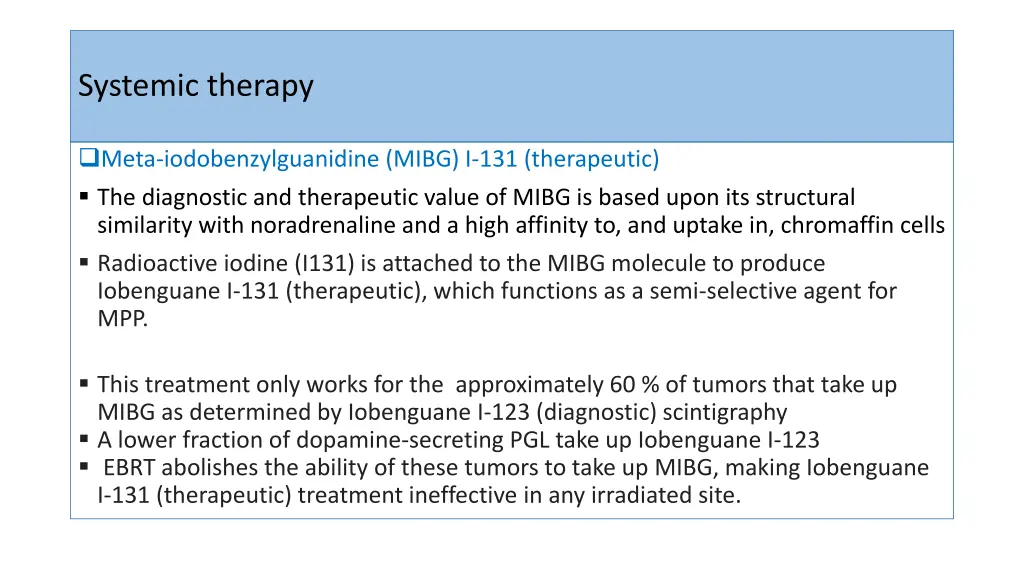 systemic therapy