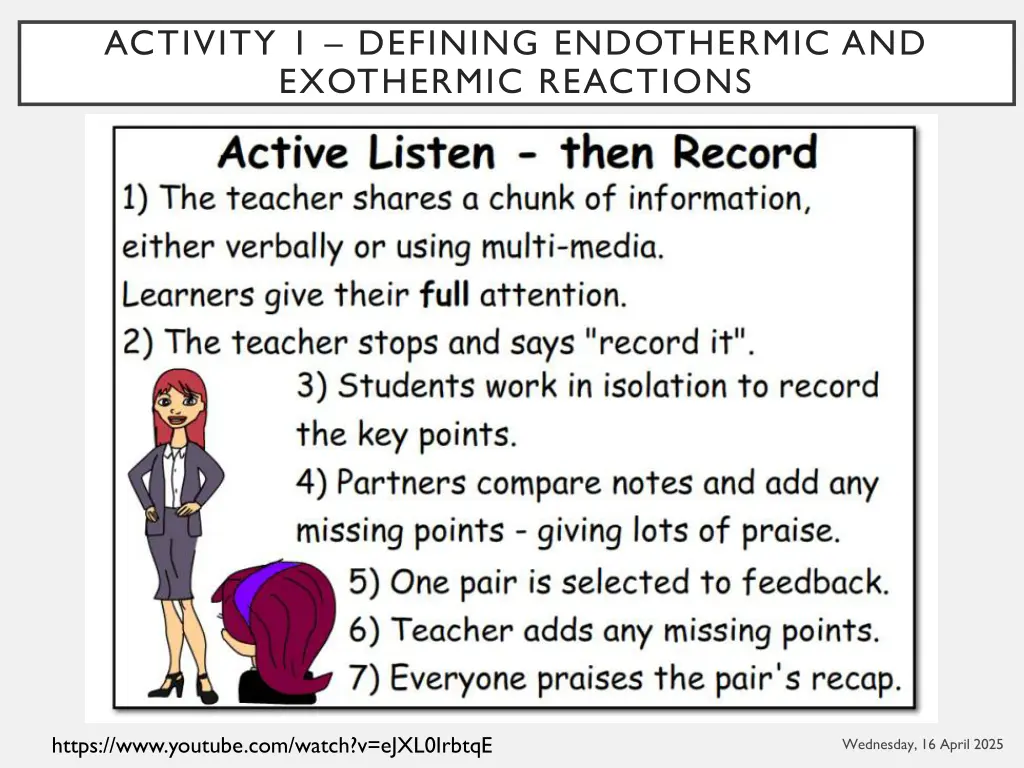 activity 1 defining endothermic and exothermic