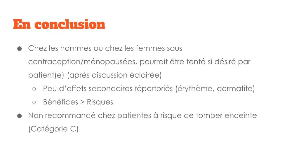en conclusion