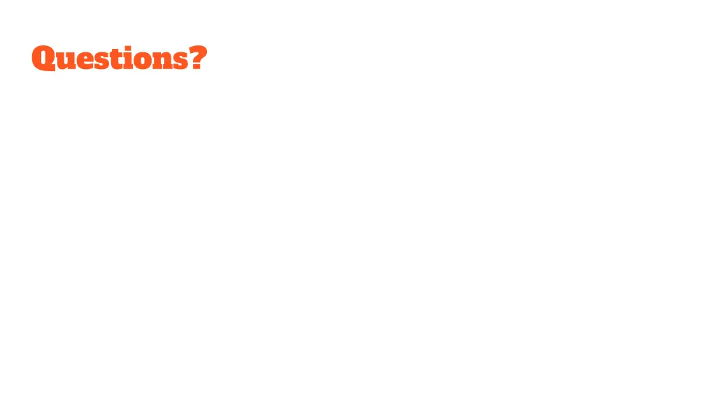 questions