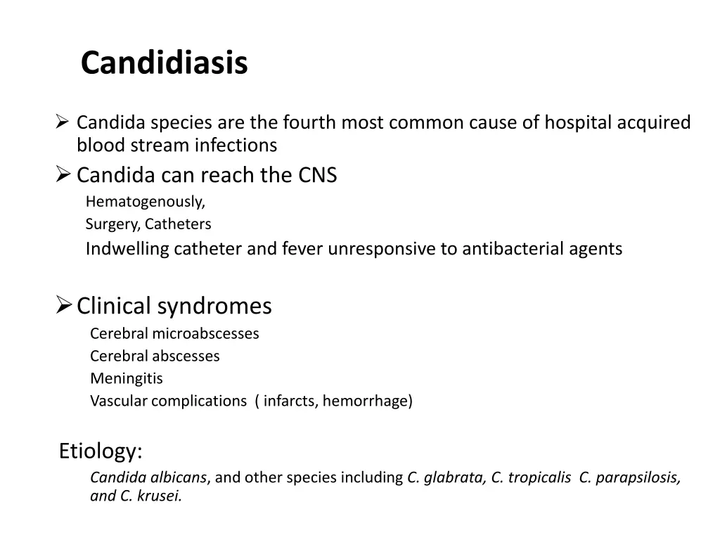 candidiasis