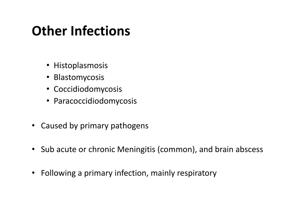 other infections