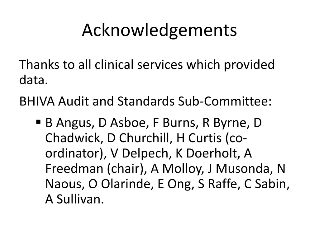 acknowledgements