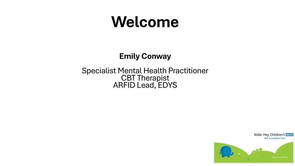 welcome