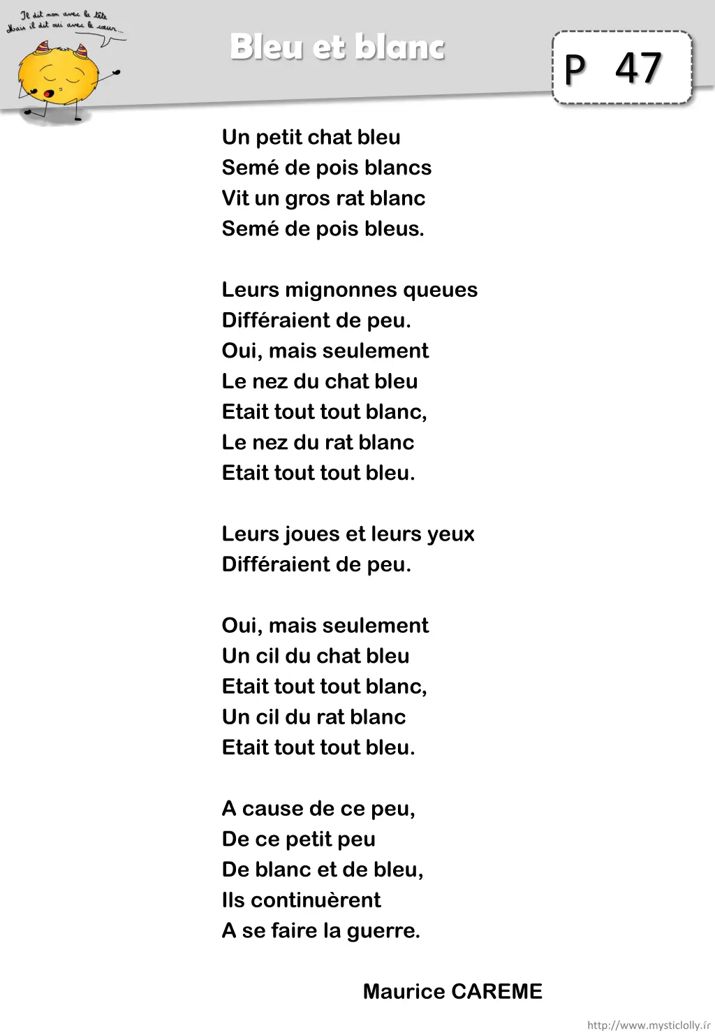 bleu et blanc