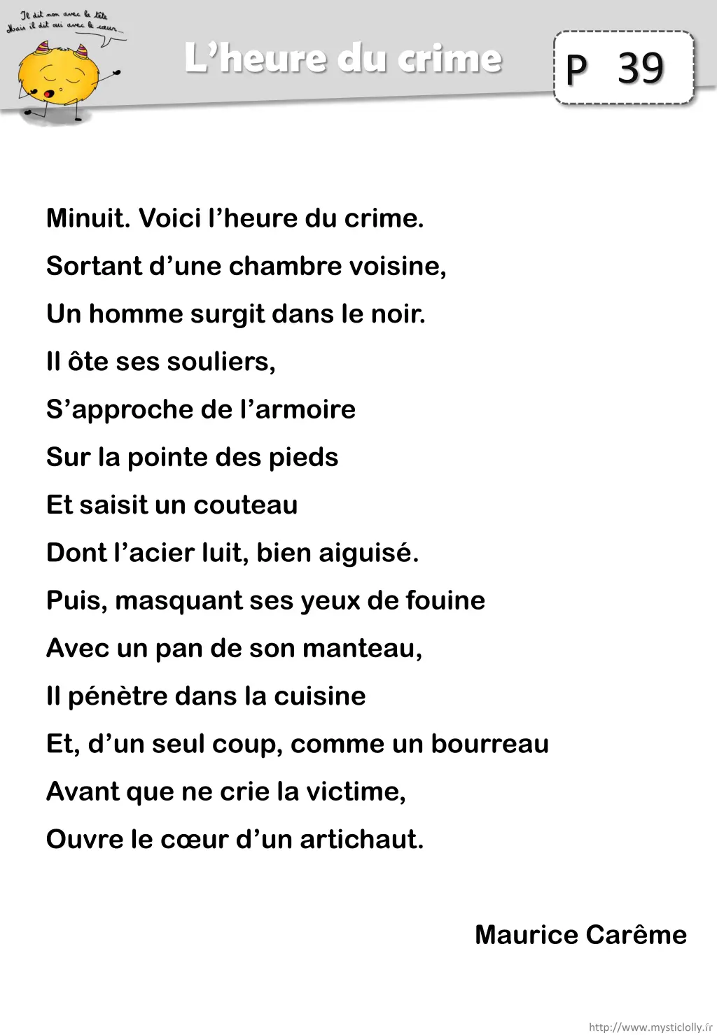 l heure du crime