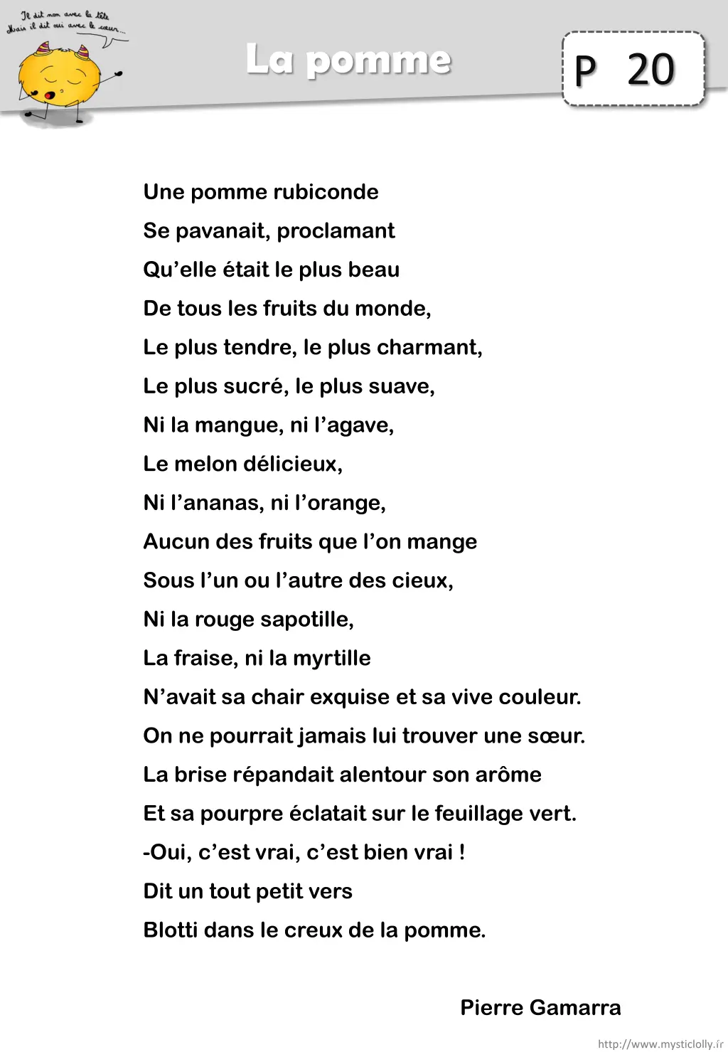 la pomme