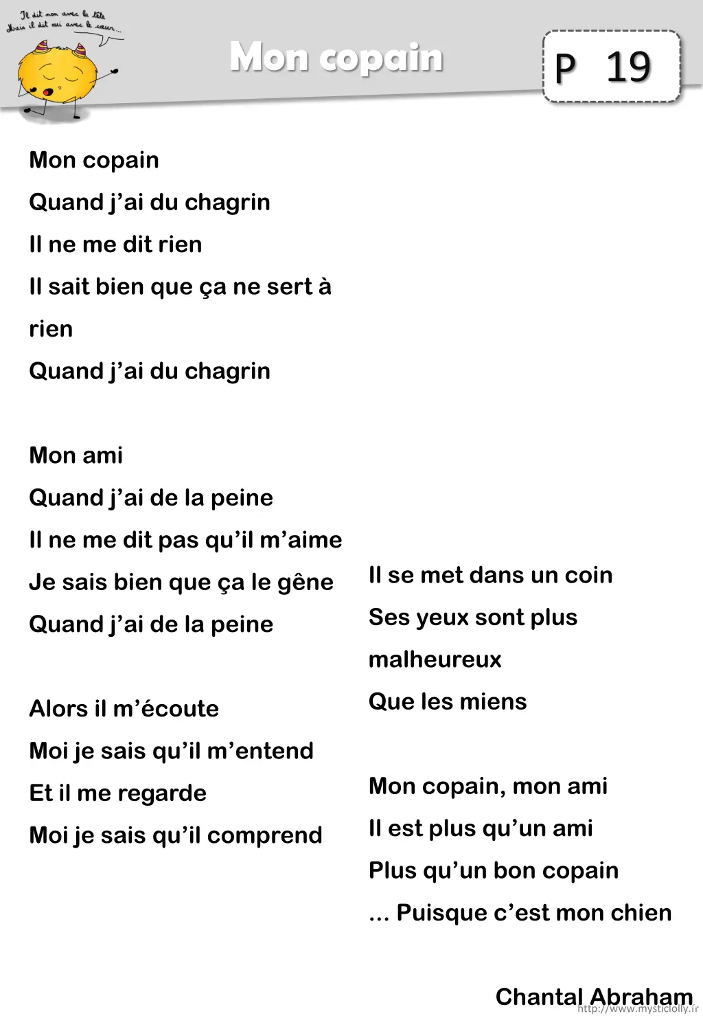 mon copain