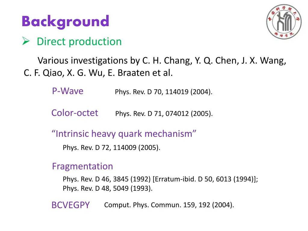 background direct production