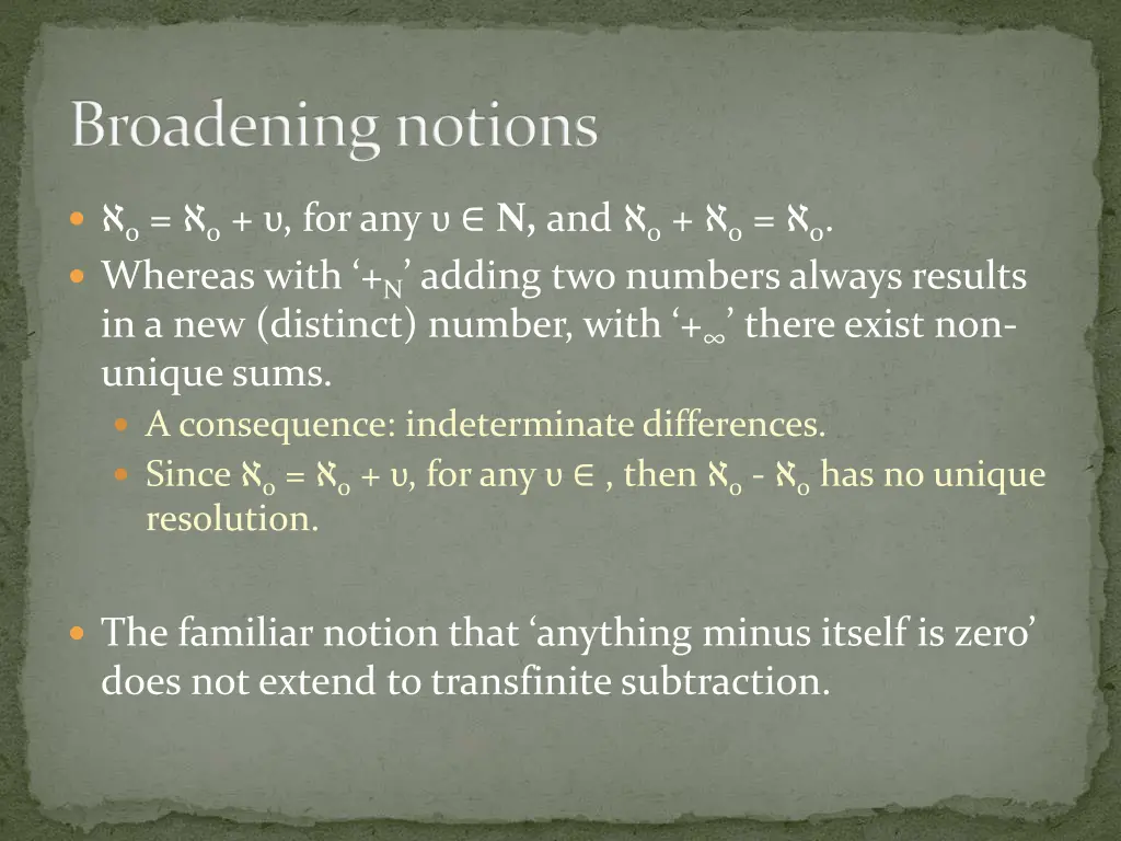 broadening notions