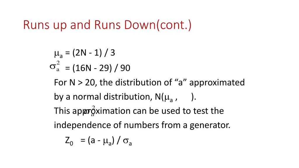runs up and runs down cont 2