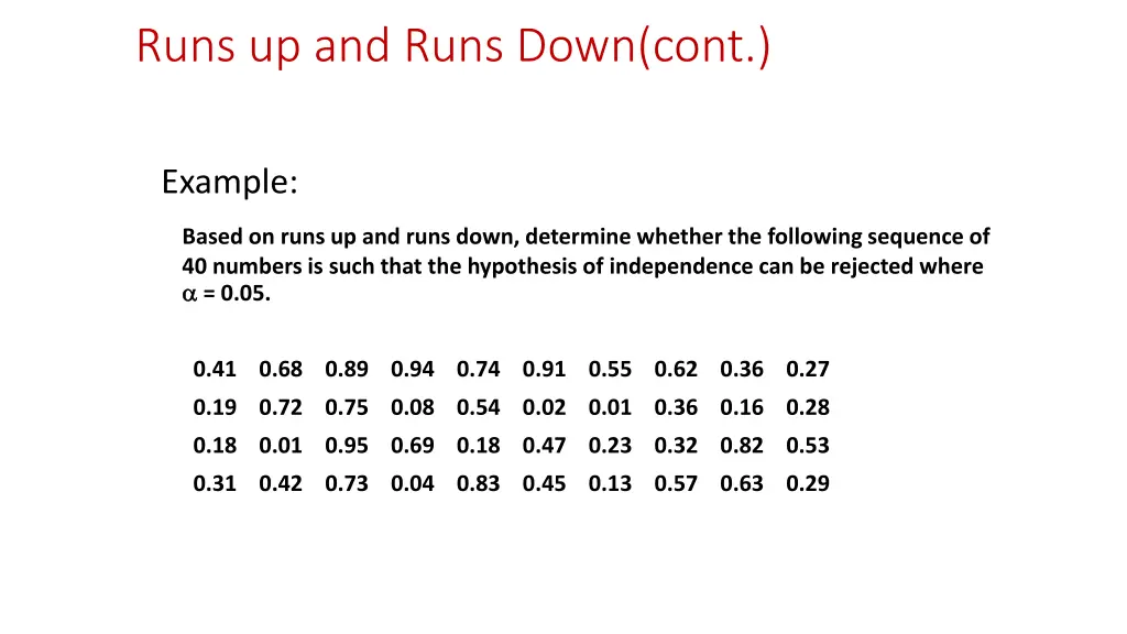 runs up and runs down cont 4