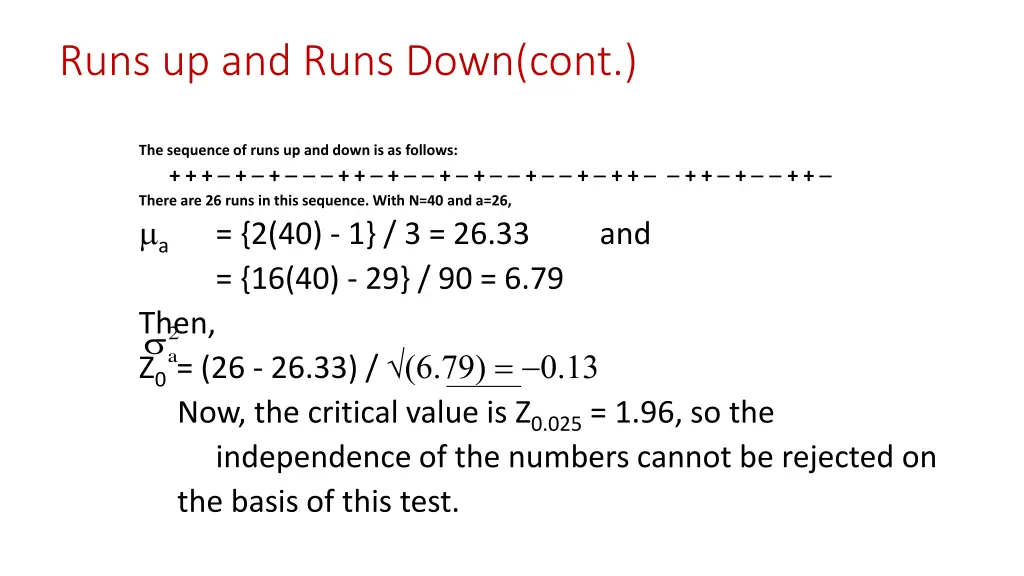 runs up and runs down cont 5