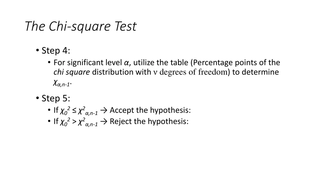 the chi square test 1