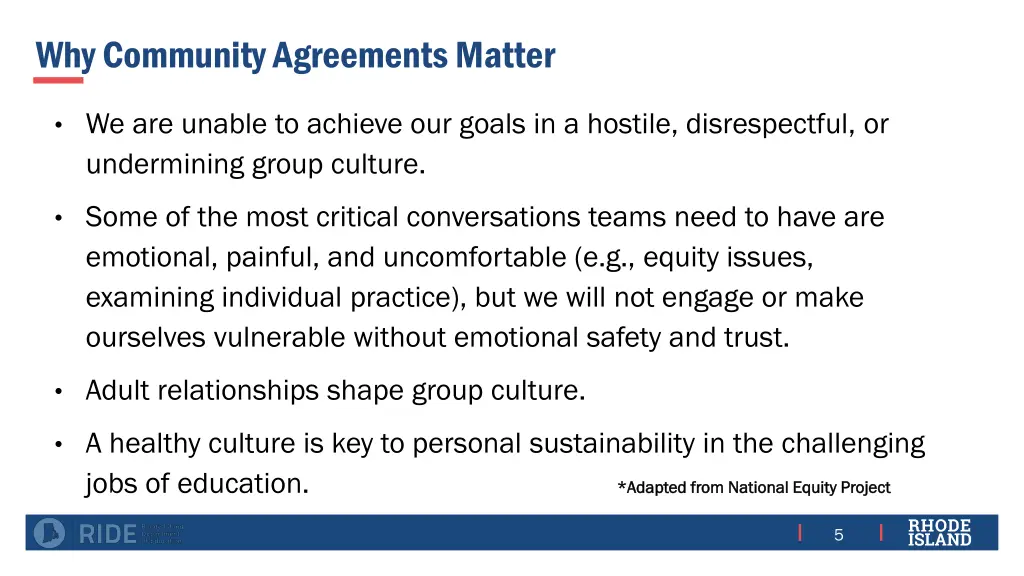 why community agreements matter