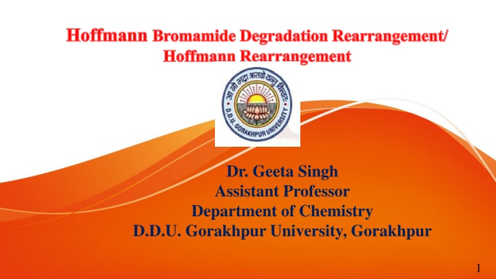 hoffmann bromamide degradation rearrangement