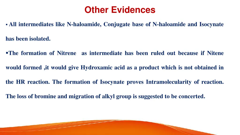 other evidences