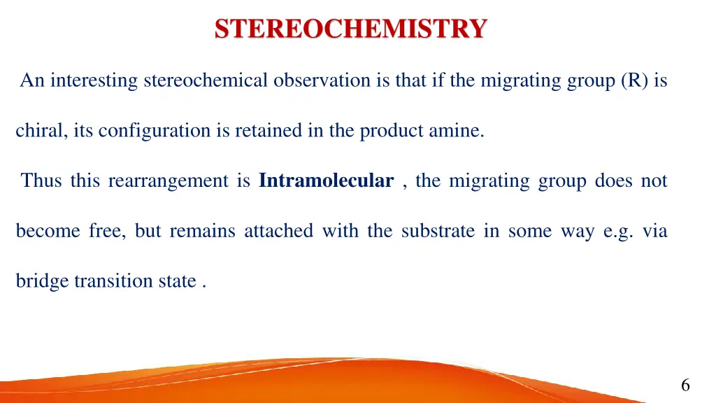 stereochemistry