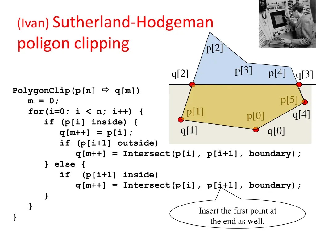 ivan sutherland hodgeman poligon clipping