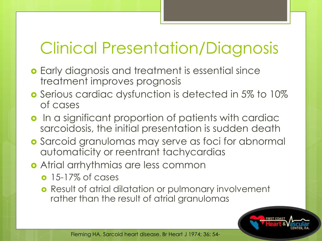 clinical presentation diagnosis 1
