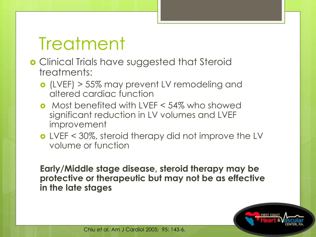 treatment clinical trials have suggested that