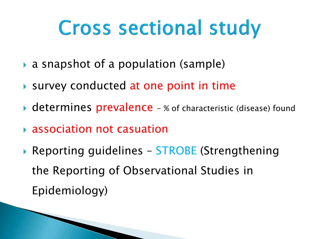 a snapshot of a population sample