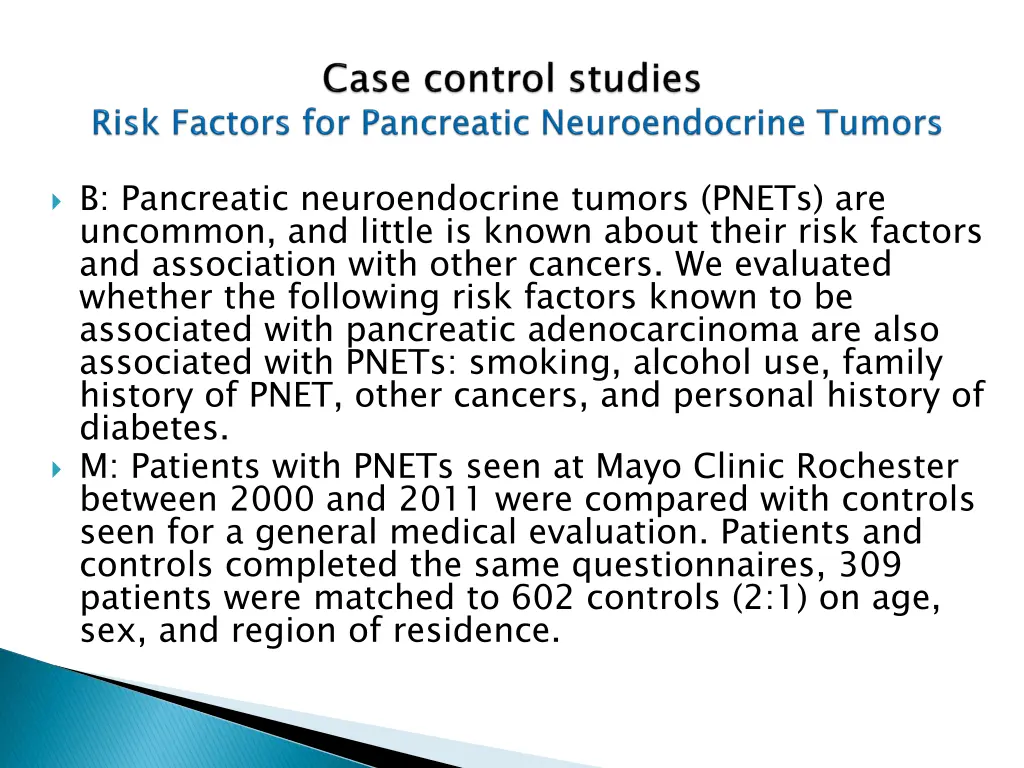 b pancreatic neuroendocrine tumors pnets