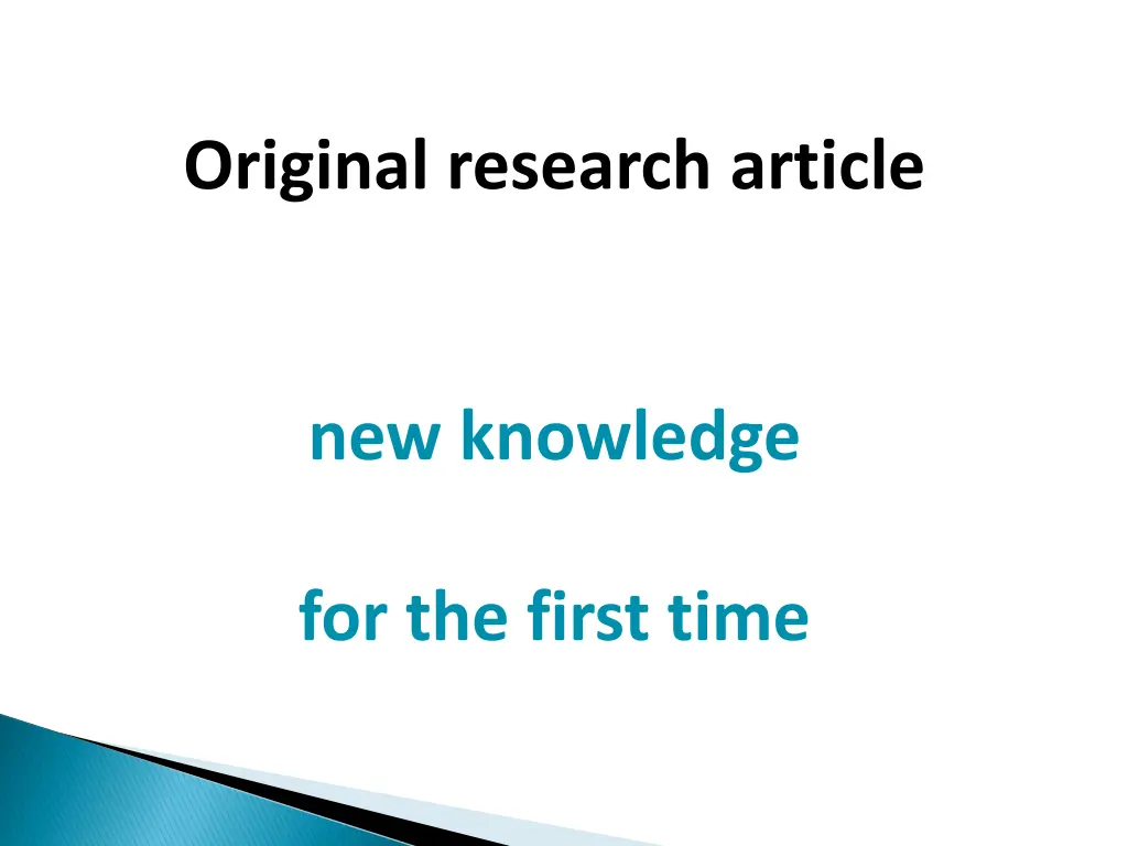 original research article