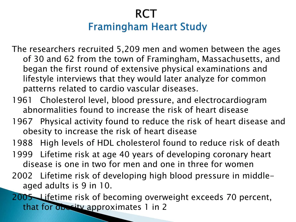 the researchers recruited 5 209 men and women