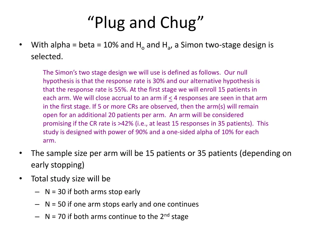 plug and chug