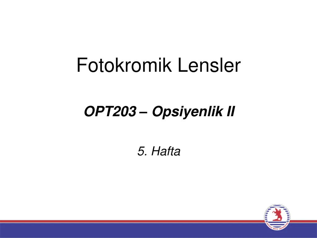 fotokromik lensler