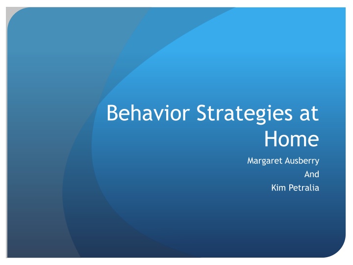 behavior strategies at