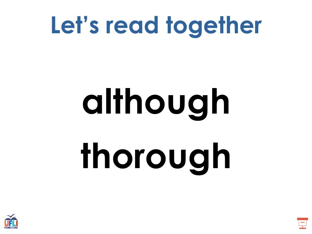 although thorough