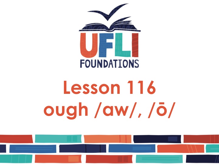 lesson 116 ough aw