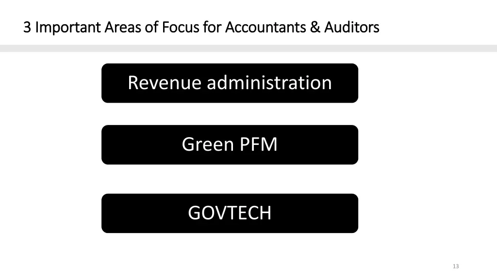 3 important areas of focus for accountants