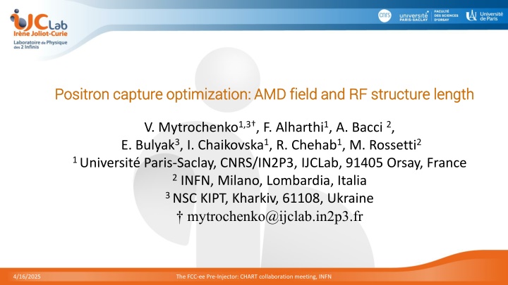 positron capture optimization amd field
