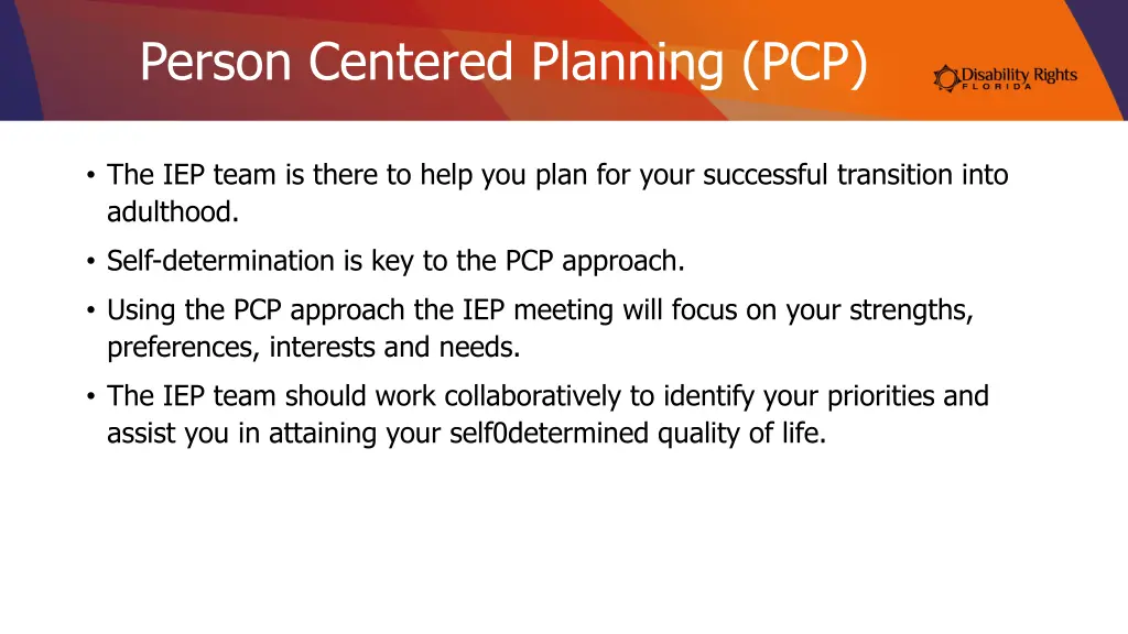 person centered planning pcp