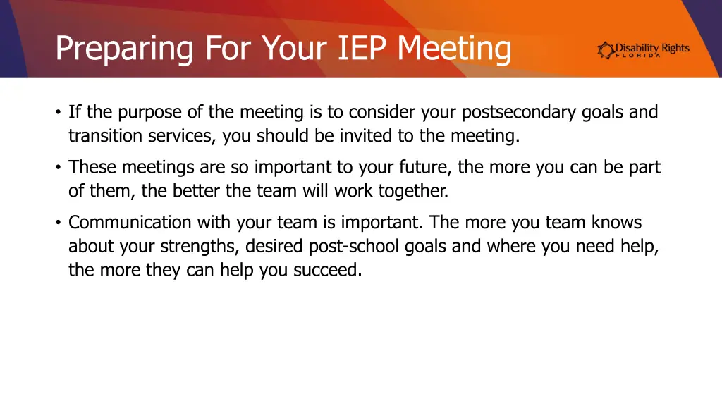 preparing for your iep meeting