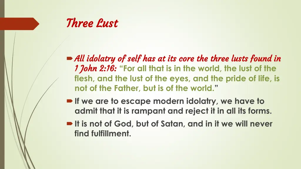 three lust three lust