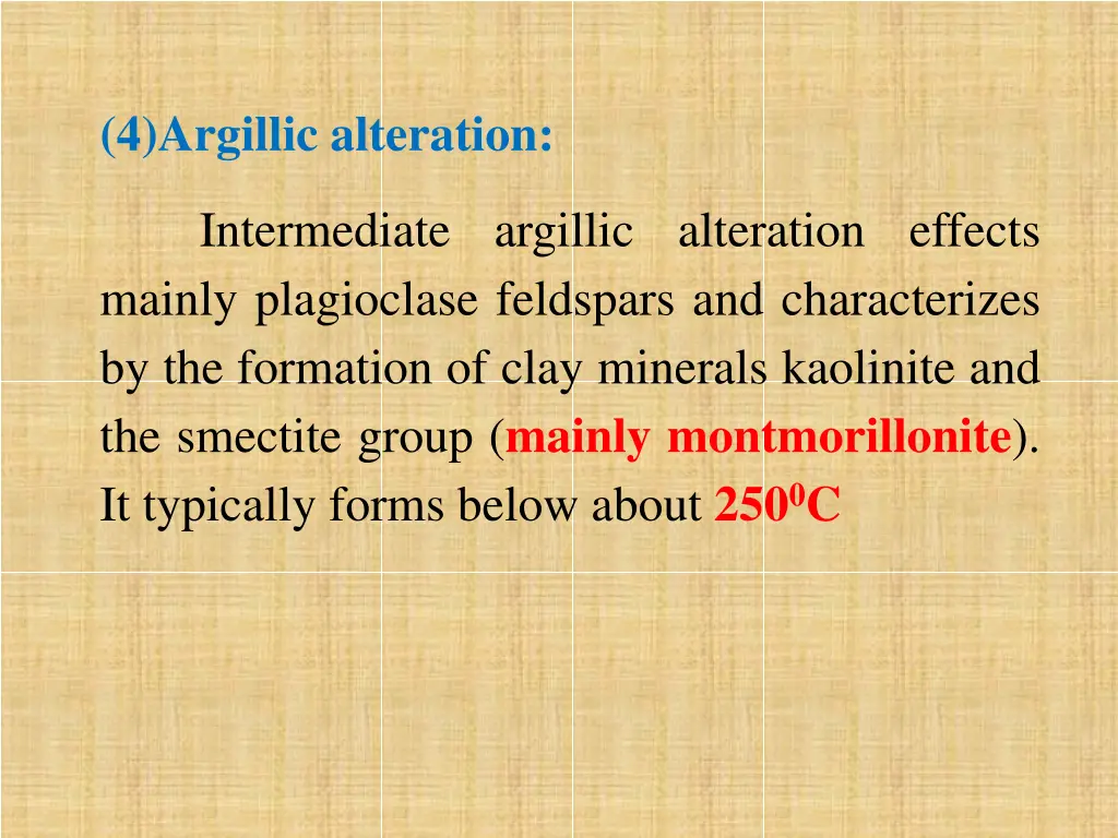 4 argillic alteration