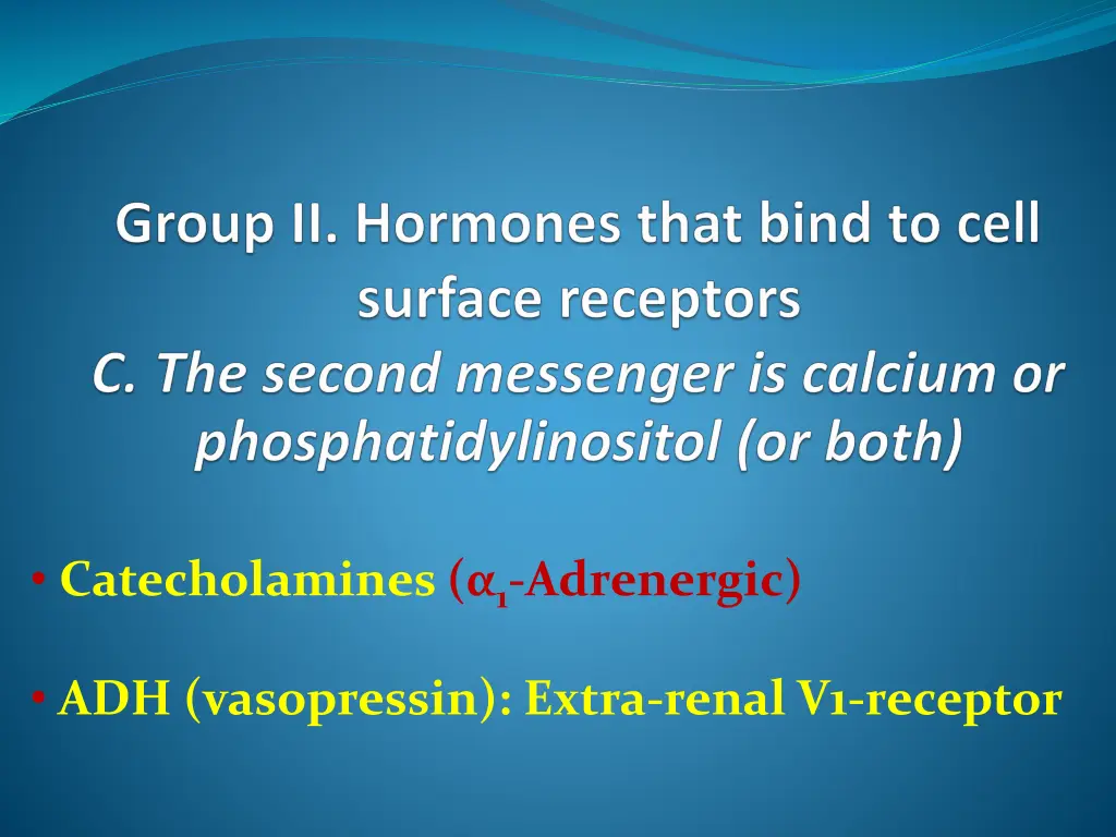 catecholamines 1 adrenergic