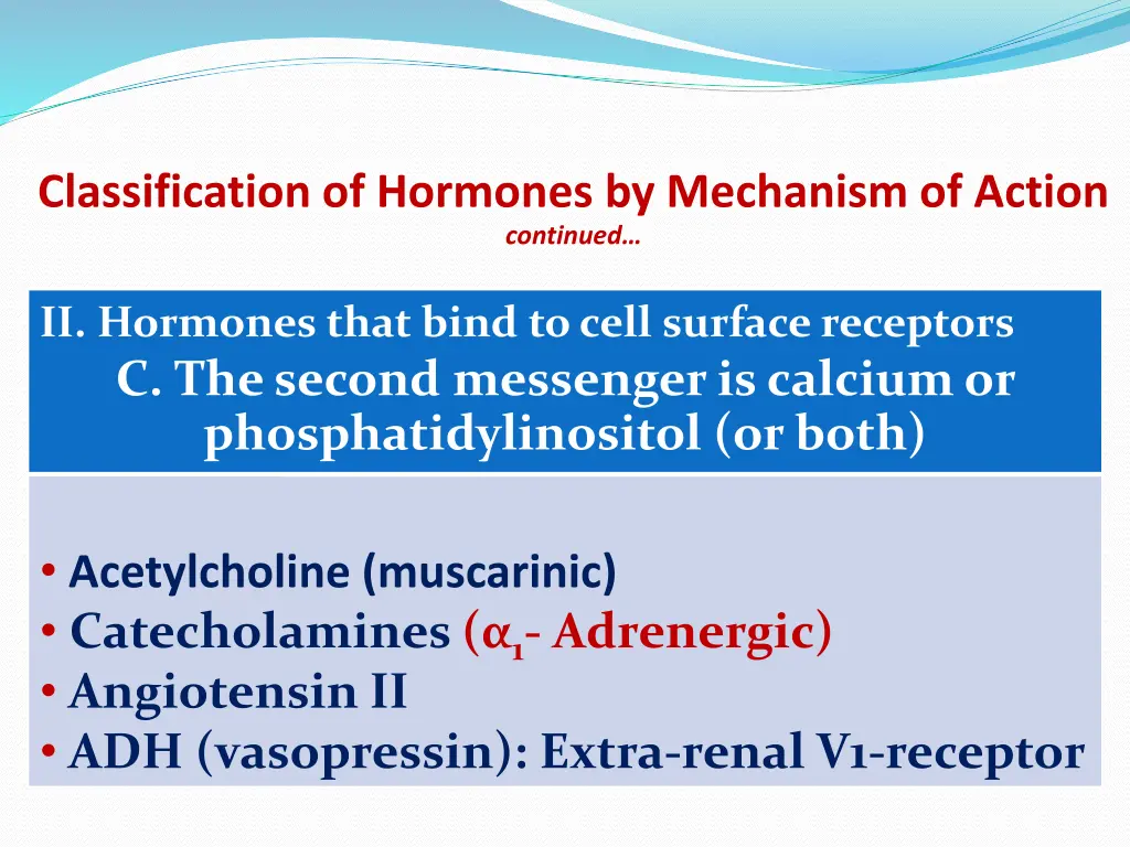 classification of hormones by mechanism of action 3