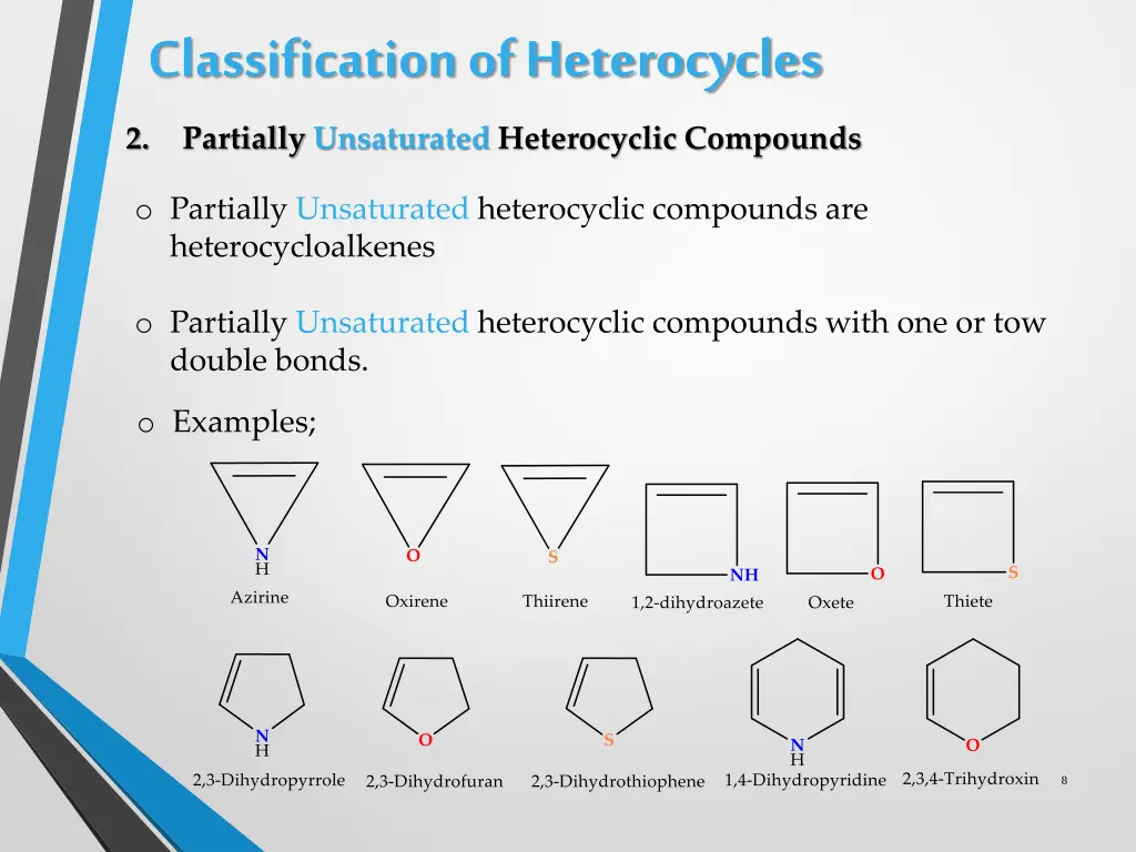 classification of heterocycles 3