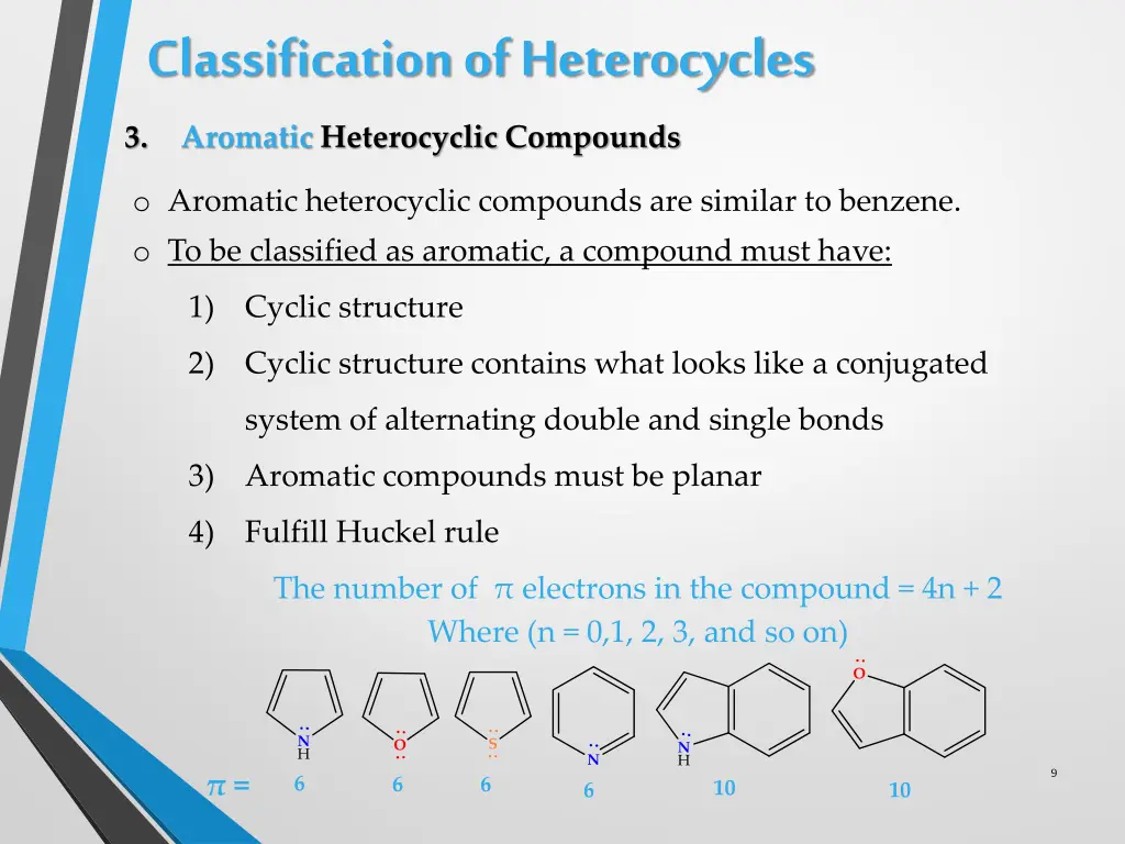 classification of heterocycles 4