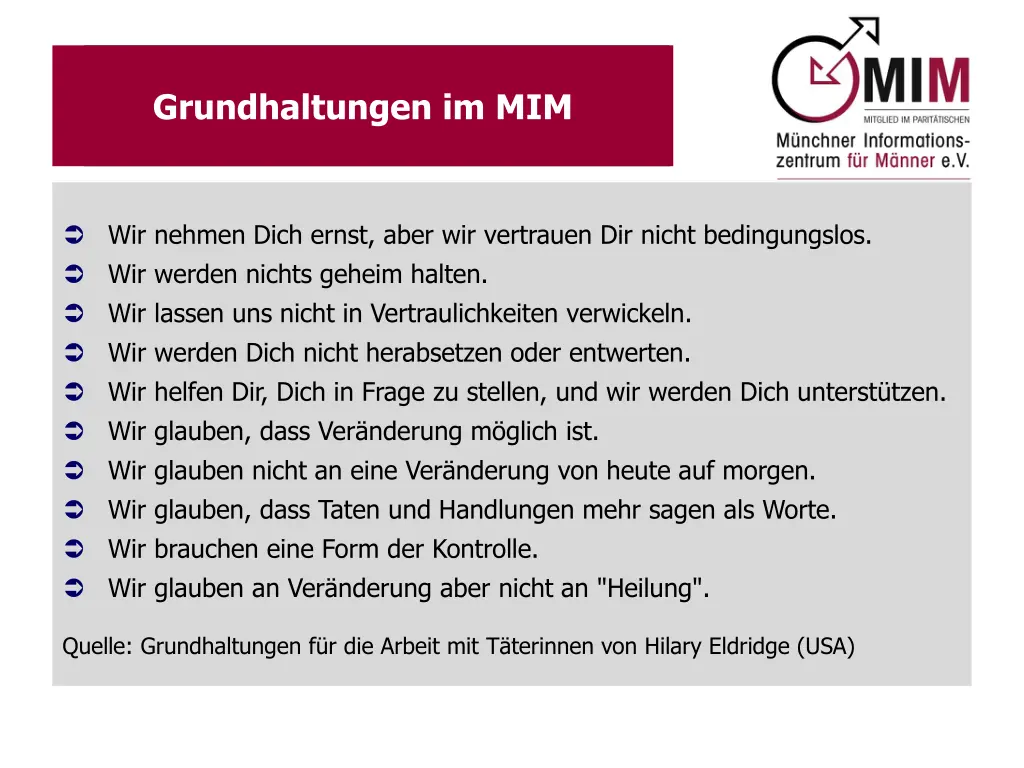 grundhaltungen des mim grundhaltungen im mim