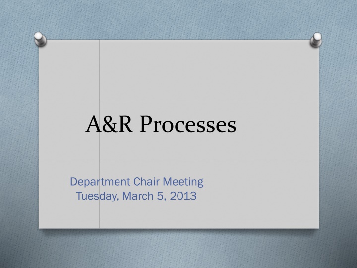 a r processes