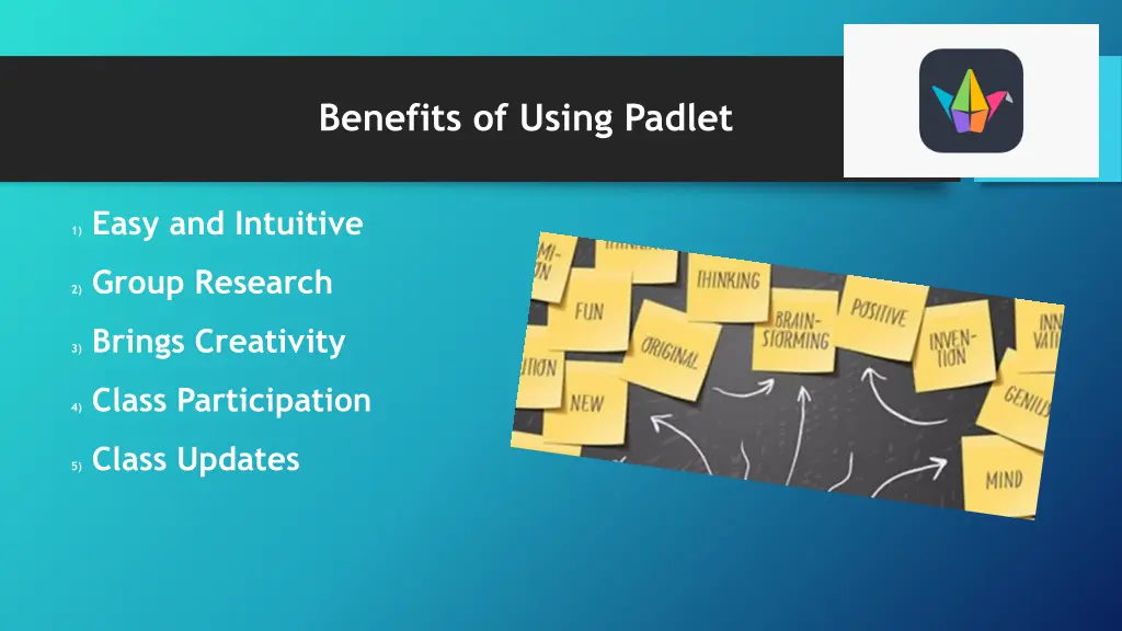 benefits of using padlet