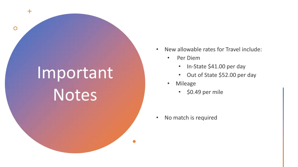 important notes
