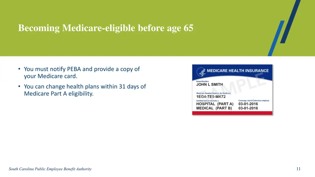 becoming medicare eligible before age 65
